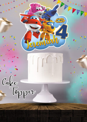 Super Wings Cake Topper