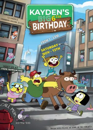 Big City Greens Birthday Invitation