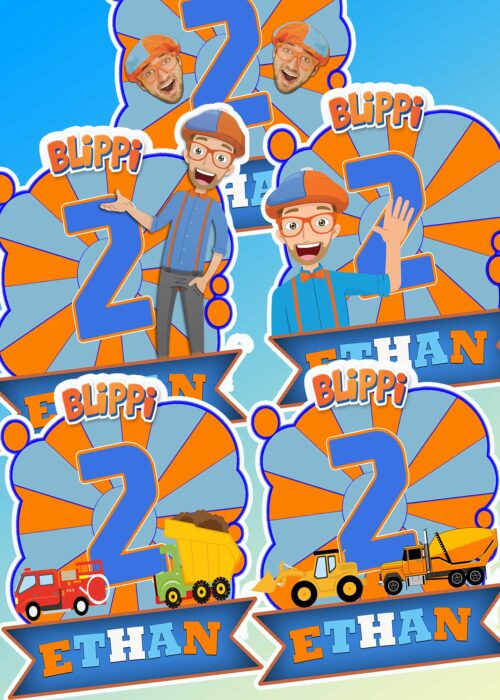 Blippi Centerpieces