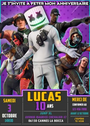 fortnite francais card