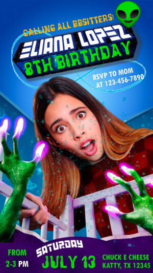 BEST GABBY DURAN AND THE UNSITTABLES BIRTHDAY VIDEO INVITATION