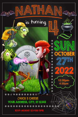 Monster Hunter Halloween Invitation