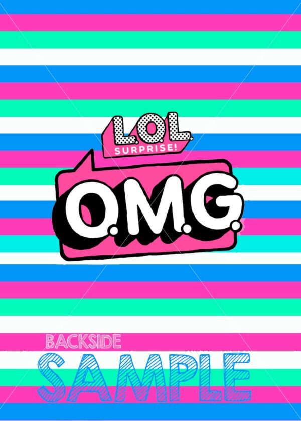 Editable OMG LOL Dolls Birthday Invitation Template - Image 2