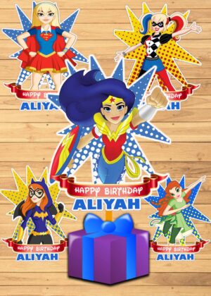 10 Spectacular DC Super Hero Girls Birthday Centerpieces
