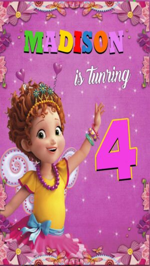 Fancy Nancy Video Birthday invitation