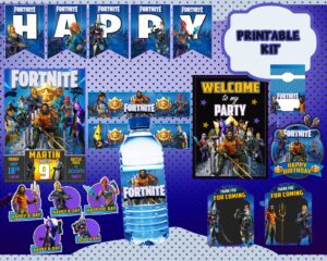 fortnite printable kit