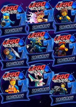 Lego Movie 2 Birthday Decoration Centerpieces