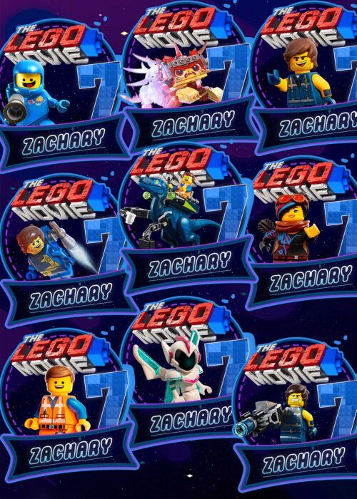 Lego Movie 2 Birthday Decoration Centerpieces
