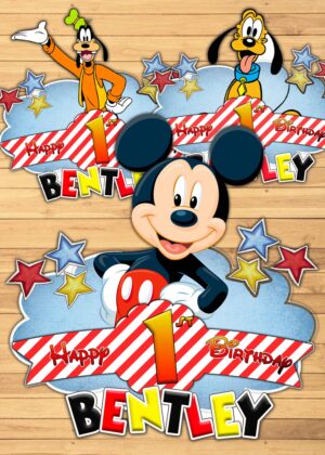 18 Mickey Mouse Birthday Centerpieces