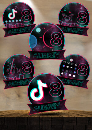 Tik Tok Party Birthday Centerpieces