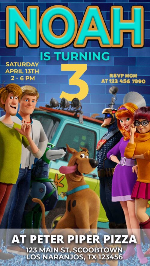 Scooby Doo Animated Video Birthday