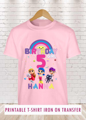 True And the rainbow Kingdom Birthday Shirt Printable Transfer