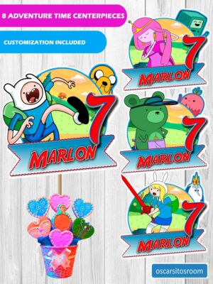 Adventure Time Birthday Centerpieces