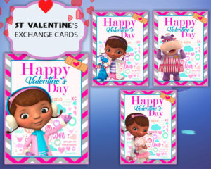 Doc McStuffins Valentines Day Cards