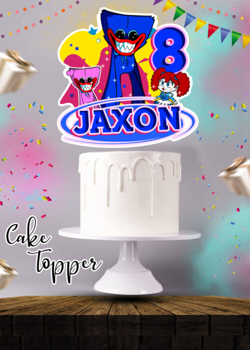 Huggy Wuggy Cake Topper