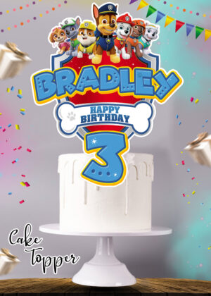 Paw Patrol Cake Topper