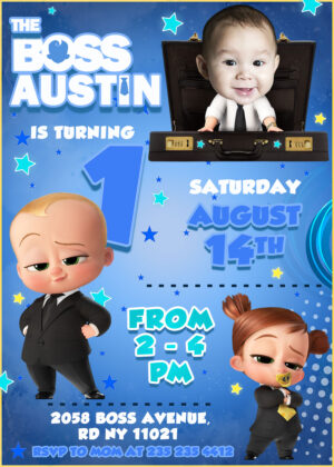 The Boss Baby Birthday Invitation