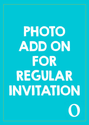 Photo add on for Regular Invitation