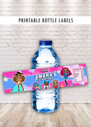 LOL Dolls OMG Bottle Labels