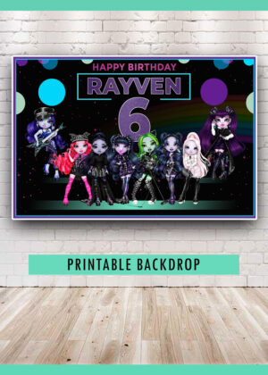Shadow High Birthday Backdrop