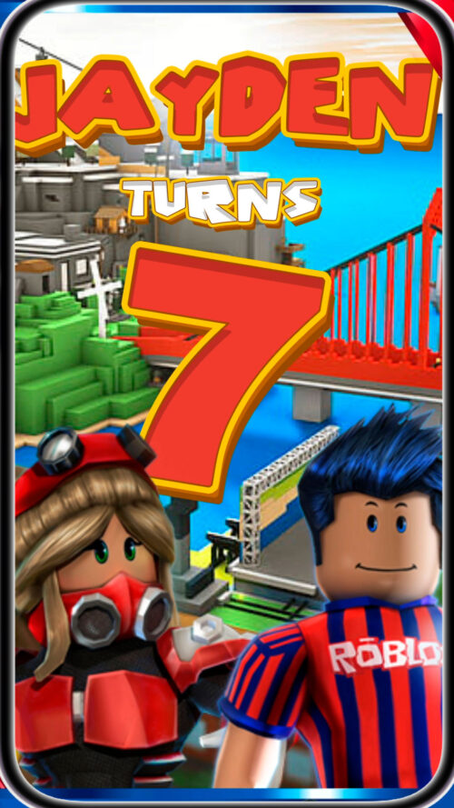 Roblox Birthday Video Invitation