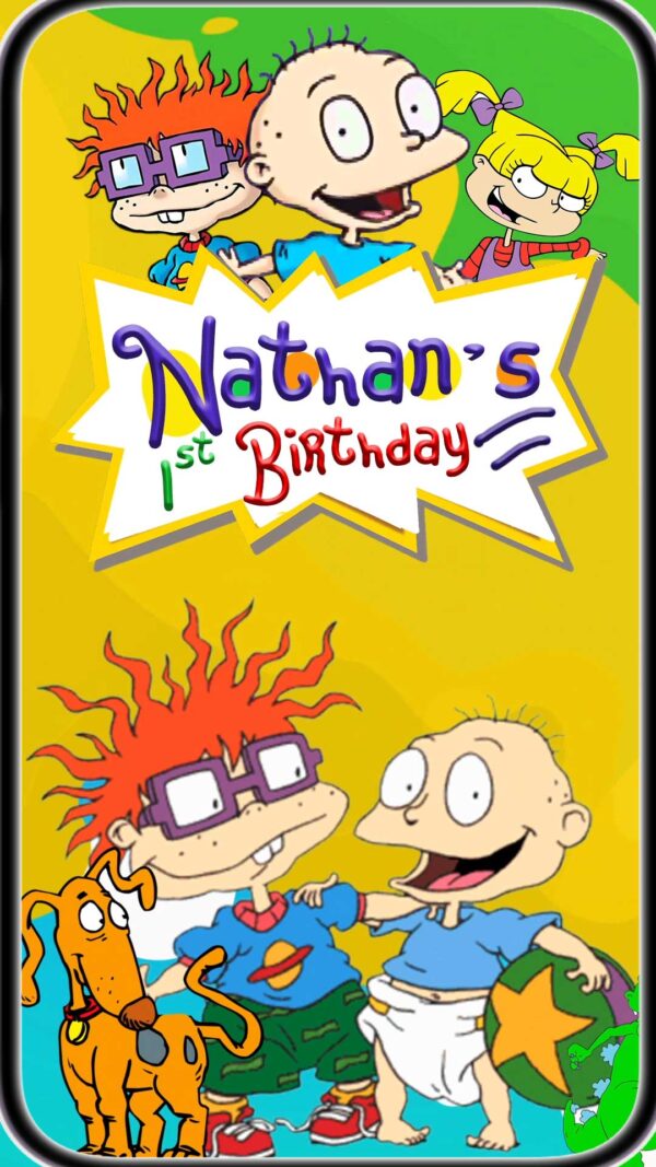 Rugrats Birthday Video Invitation