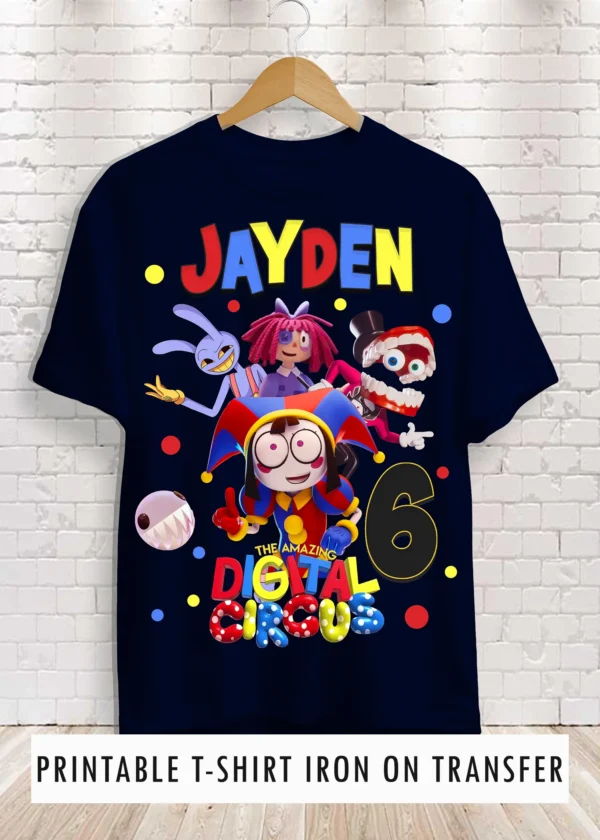 Digital Circus Birthday Shirt