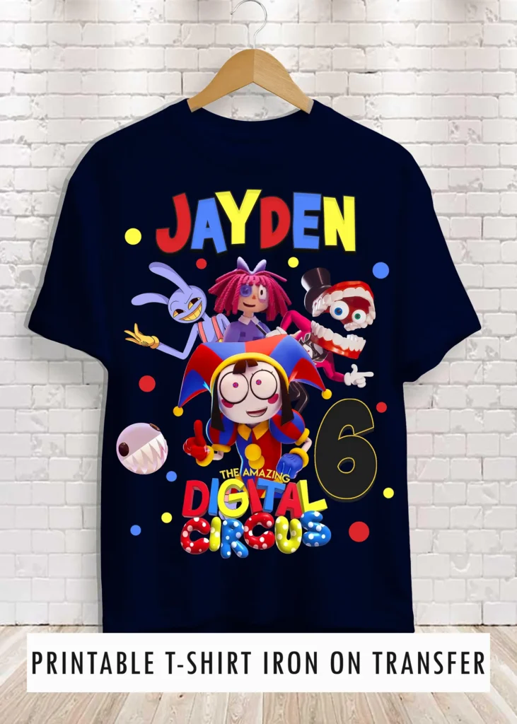 Digital Circus Birthday Shirt