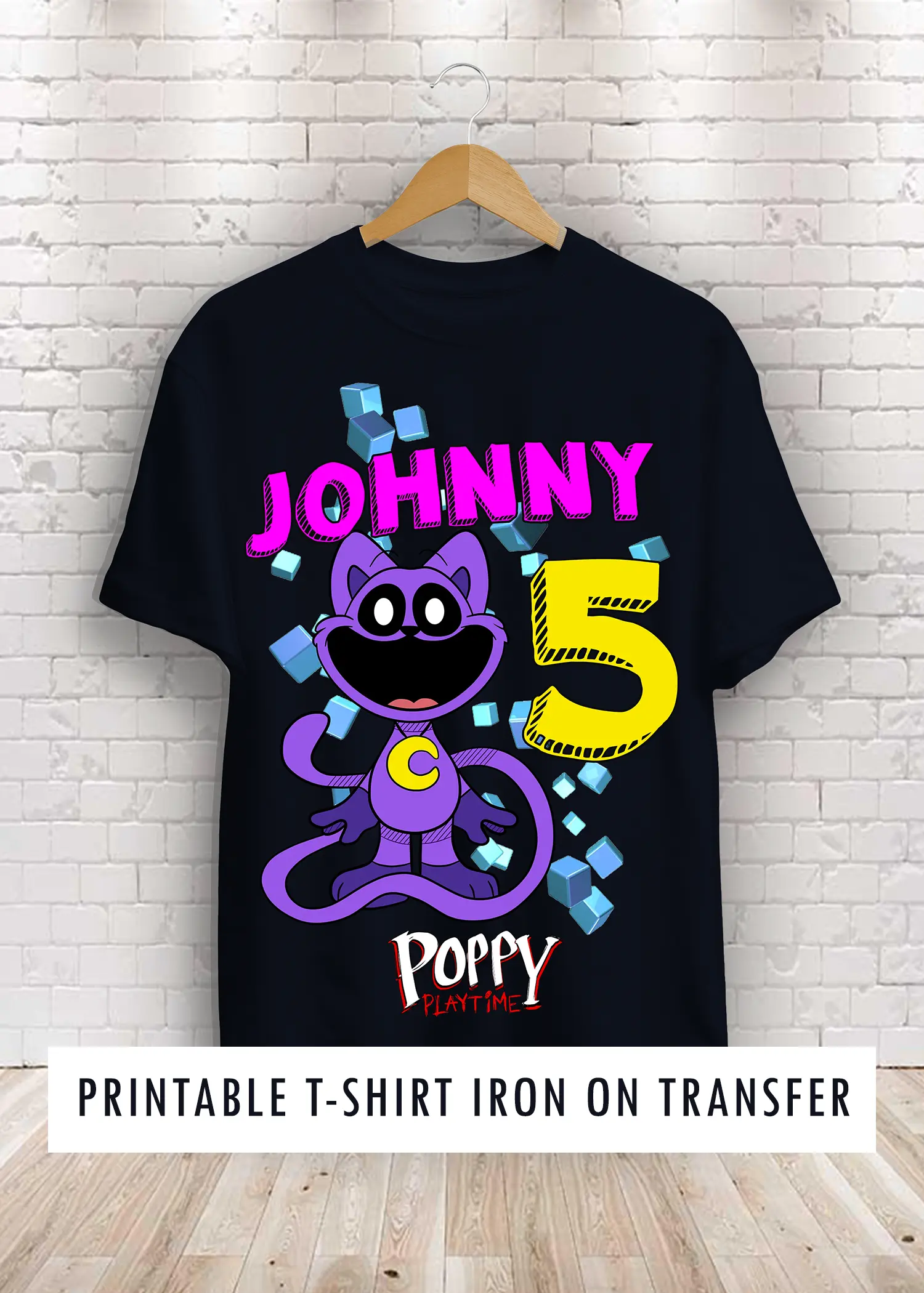 Cat·nap Birthday Shirt Printable Transfer