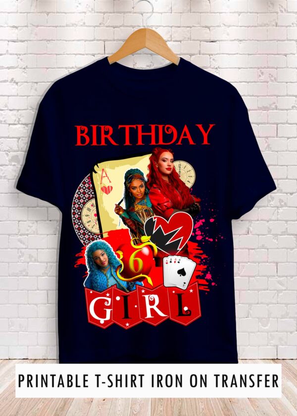 Descendants 4 The Rise of red birthday shirt
