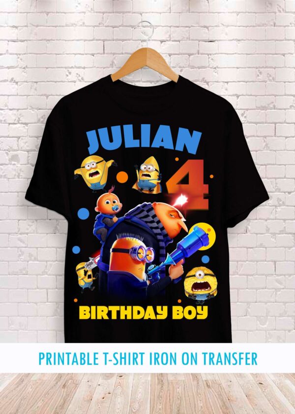 Despicable me 4 Birthday Shirt