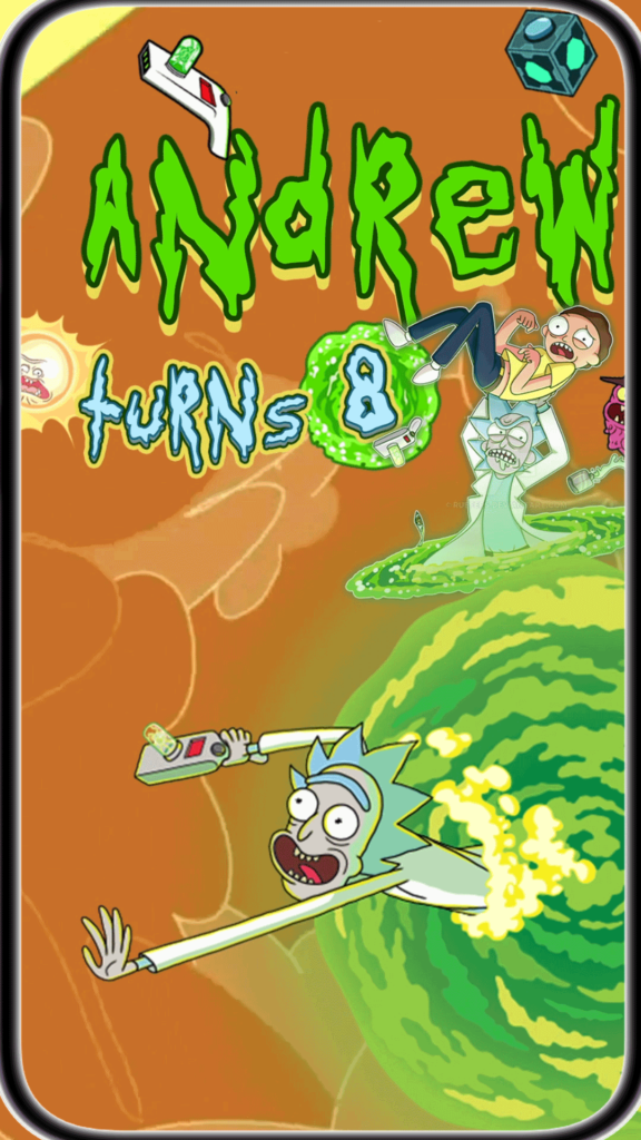Rick and Morty Birthday Video Invite