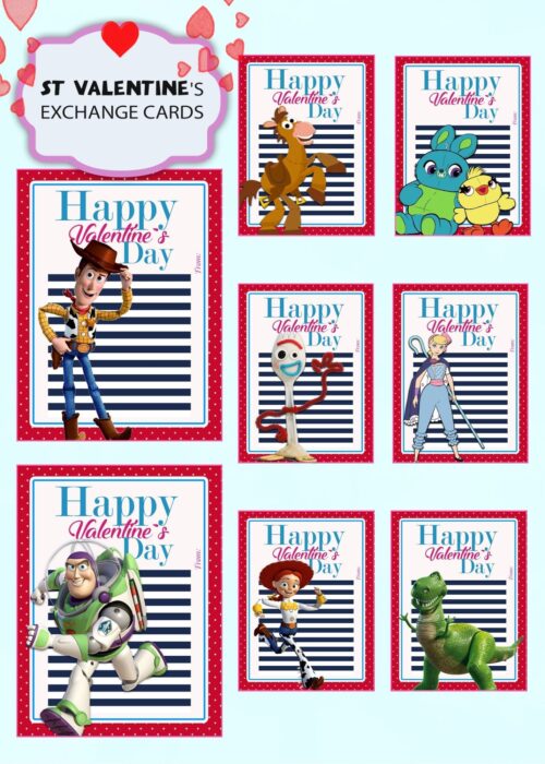 Toy Story Valentines Day Cards