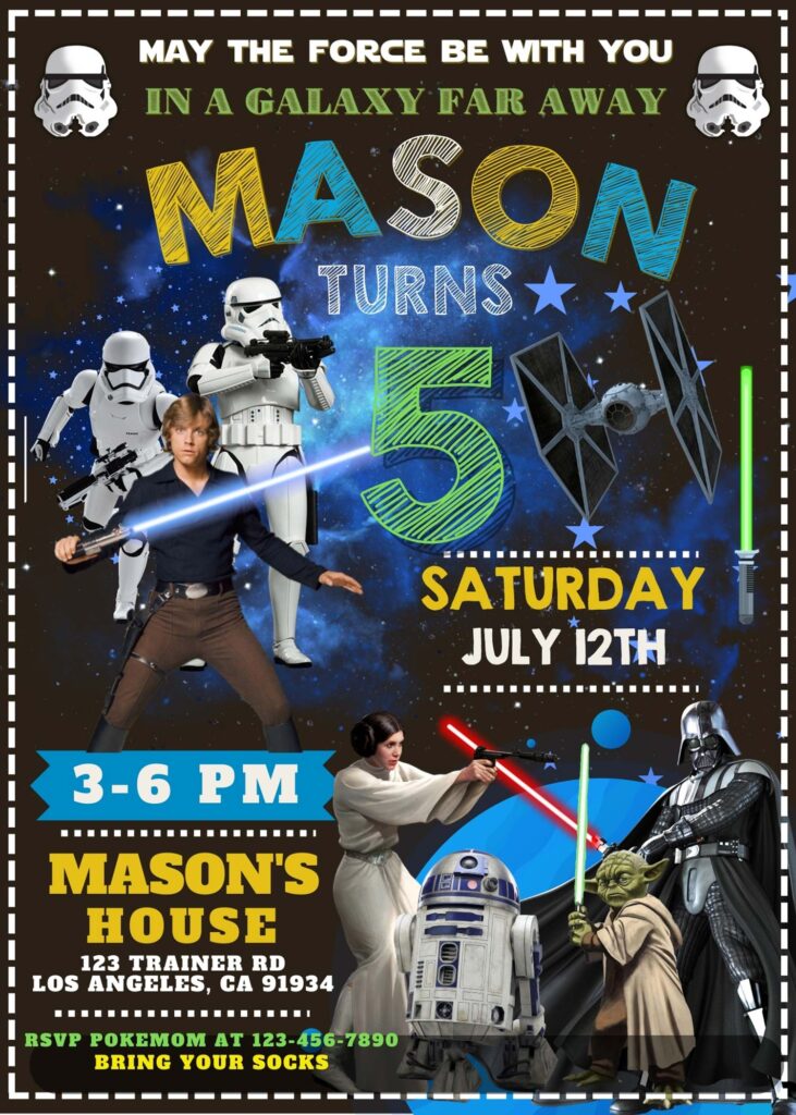 Star Wars Birthday Invitation
